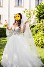 Abito da Sposa da Favola in Pizzo – Come Nuovo