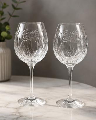 Set 2 Bicchieri Cynar Spritz Crystal