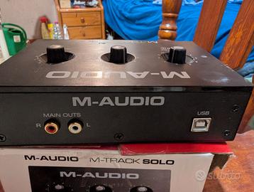M-AUDIO M-Track Solo Interfaccia Audio USB XLR