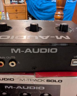 M-AUDIO M-Track Solo Interfaccia Audio USB XLR