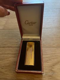 Accendino Cartier Paris vintage placcato oro orig