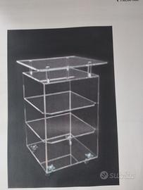 espositore banco plexiglass 