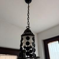 Lampadario vintage in ferro