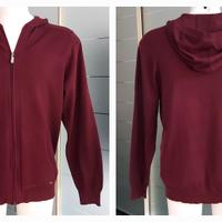 LIU JO Maglia Cardigan con zip e cappuccio tg.XL