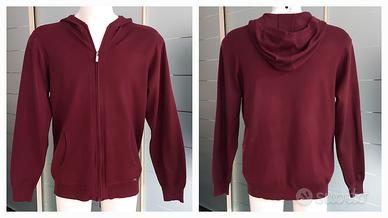 LIU JO Maglia Cardigan con zip e cappuccio tg.XL