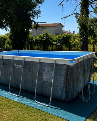 Piscina Bestway Power Steel 412×201×122 cm