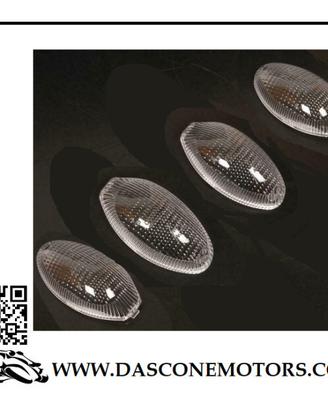 4 GEMME TRASPARENTI OMOL. DUCATI MONSTER 400 600 6