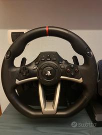 volante per playstation e pedaliera