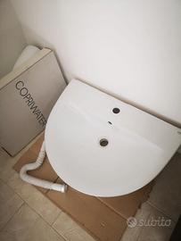 Lavandino sospeso bagno nuovo