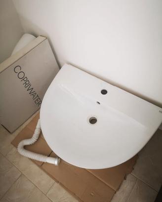 Lavandino sospeso bagno nuovo