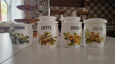contenitori caffè zucchero sale 