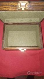 Cassettine in metallo & legno porta-monete