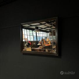 Specchio da parete seigrafato anni 40