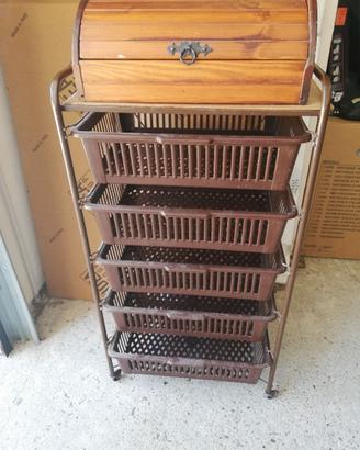 Carrello cucina + portapane
