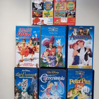 Videocassette VHS Disney e WB originali