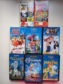 Videocassette VHS Disney e WB originali