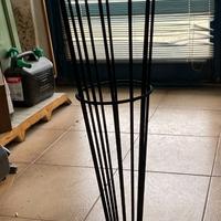 Piantana da esterno in ferro a olio/citronella