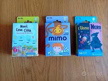 3 GIOCHI DI CARTE Clementoni nuovi