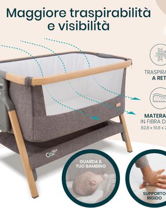 Tutti Bambini CoZee® 2-in-1 Culla Neonato e Culla