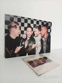 Poster autografato e CD dei Blue Sigillato NUOVO