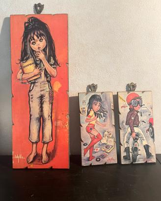 Quadretti “big eyes” firmati