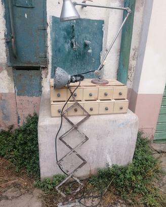 lampada vintage industrial epoca anni 50