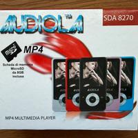 Lettore MP4 Audiola con radio FM