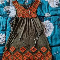 Canotta Boho Zara ricamata a mano 🔸 Taglia M