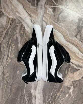 Scarpe Vans Old Skool nere e bianche (senza lacci)