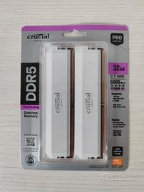 Kit RAM Crucial DDR5 32GB 16x2 6000MHz CL36
