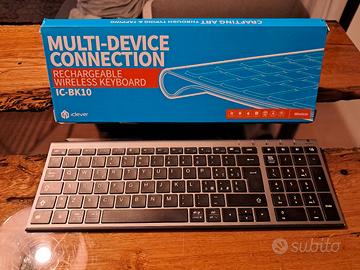 
Tastiera NUOVA iClever Bluetooth – Layout ITA