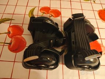 Ruote per pattinare con scarpe