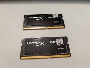 16 GB RAM Kingston 2xHX421S13IB/8 - HyperX 8GB DDR