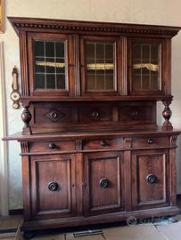 Credenza in legno massello, primi anni 900