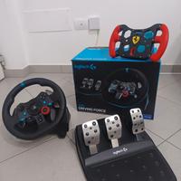 Logitech g29 driving force+mode formula 1 Ferrari 