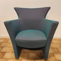 Poltrona blu/turchese.