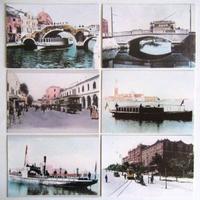 6 cartoline 80 anniversario trasporti pubb. ACTV