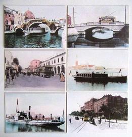 6 cartoline 80 anniversario trasporti pubb. ACTV