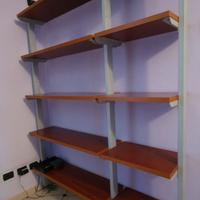 Scaffale Mobile Legno e Metallo