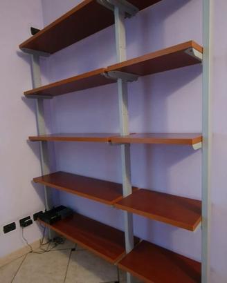 Scaffale Mobile Legno e Metallo