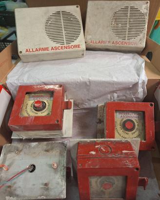 Interruttore sicurezza e sirena vintage Elmo