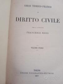 Antico Corso  Diritto Civile RICCI