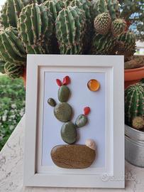 quadretto mosaico cactus