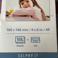 Carta fotografica e cartuccia per Canon Selphy