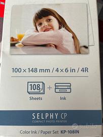 Carta fotografica e cartuccia per Canon Selphy
