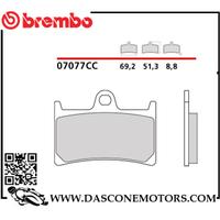 COPPIA PASTIGLIE BREMBO ORGANICHE TMAX 2008 2020