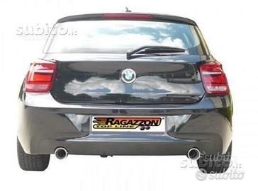 BMW F20-F21 120d 135kW Posteriore inox sdoppiato