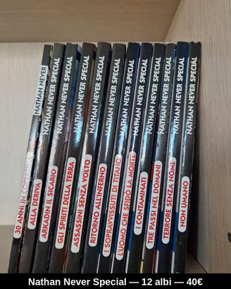 Nathan Never Special — 12 albi — buono stato