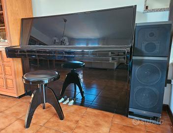Pianoforte a muro KLINGMANN nero lucido