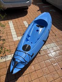 CANOA-KAYAC RIGIDO, CARRELLO, PAGAIA